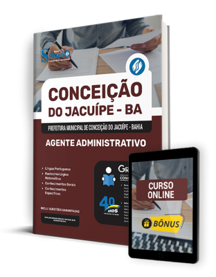 Apostila Prefeitura de Conceição do Jacuípe - BA 2024 - Agente Administrativo