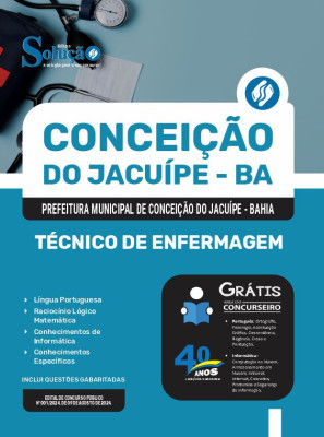 Apostila Prefeitura de Conceição do Jacuípe - BA 2024 - Técnico de Enfermagem - Imagem 3