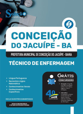 Apostila Prefeitura de Conceição do Jacuípe - BA em PDF 2024 - Técnico de Enfermagem - Imagem 1