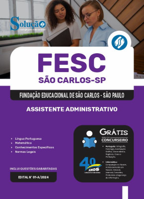 Apostila FESC-SP  - Assistente Administrativo - Imagem 3