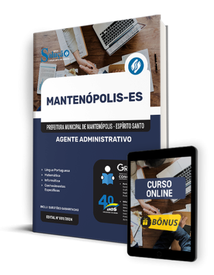 Apostila Prefeitura de Mantenópolis - ES  - Agente Administrativo - Imagem 1