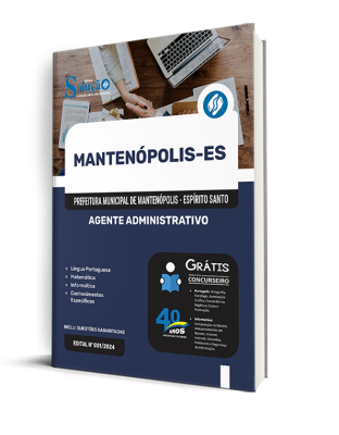 Apostila Prefeitura de Mantenópolis - ES  - Agente Administrativo - Imagem 2