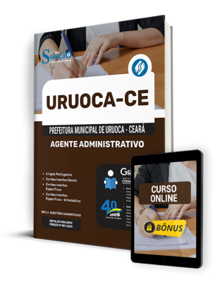 Apostila Prefeitura de Uruoca - CE  - Agente Administrativo - Imagem 1