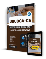 Capa Apostila Prefeitura de Uruoca - CE 2024 - Agente Administrativo