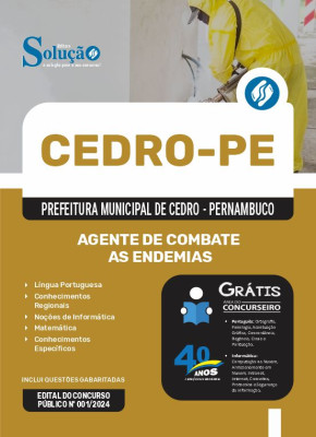 Apostila Prefeitura de Cedro - PE 2024 - Agente de Combate as Endemias - Imagem 3