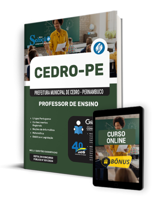 Apostila Prefeitura de Cedro - PE 2024 - Professor de Ensino - Comum a Todas as Especialidades