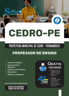 Apostila Prefeitura de Cedro - PE 2024 - Professor de Ensino - Comum a Todas as Especialidades - Imagem 3