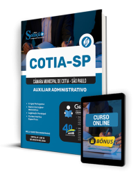 Capa Apostila Câmara de Cotia - SP 2024 - Auxiliar Administrativo