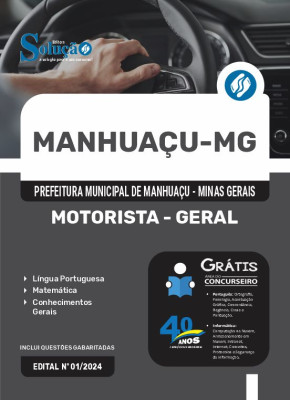 Apostila Prefeitura de Manhuaçu - MG 2024 - Motorista - Geral - Imagem 3