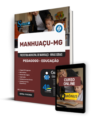 Apostila Prefeitura de Manhuaçu - MG 2024 - Pedagogo - Educação