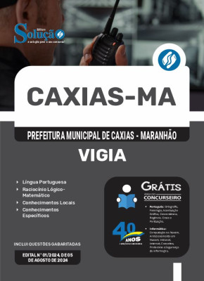 Apostila Prefeitura de Caxias - MA  - Vigia - Imagem 3