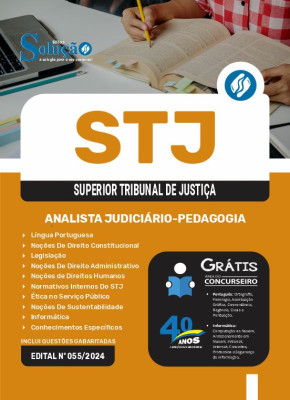 Apostila STJ 2024 - Analista Judiciário - Área: Apoio Especializado - Especialidade: Pedagogia (Cargo 16) - Imagem 3