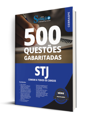 Caderno de Questões STJ - Comum a Todos os Cargos - 500 Questões Gabaritadas - Imagem 1