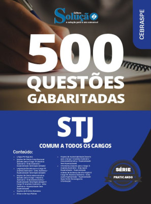 Caderno de Questões STJ - Comum a Todos os Cargos - 500 Questões Gabaritadas - Imagem 2