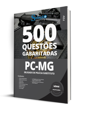 Caderno de Questões PC-MG - Delegado de Polícia Substituto - 500 Questões Gabaritadas - Imagem 1