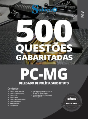 Caderno de Questões PC-MG - Delegado de Polícia Substituto - 500 Questões Gabaritadas - Imagem 2