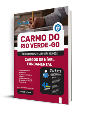 Apostila Prefeitura de Carmo do Rio Verde - GO 2024 - Cargos de Nível Fundamental - Imagem 2