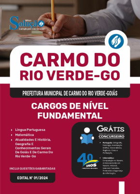 Apostila Prefeitura de Carmo do Rio Verde - GO  - Cargos de Nível Fundamental - Imagem 3