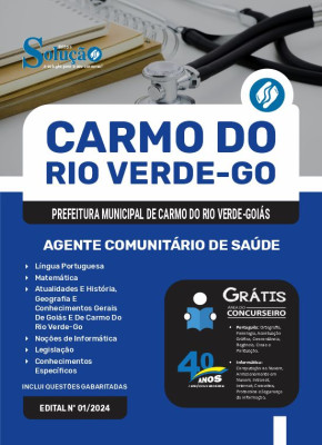 Apostila Prefeitura de Carmo do Rio Verde - GO  - Agente Comunitário de Saúde - Imagem 3