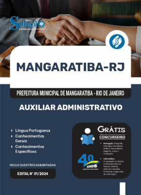 Apostila Prefeitura de Mangaratiba - RJ 2024 - Auxiliar Administrativo - Imagem 3