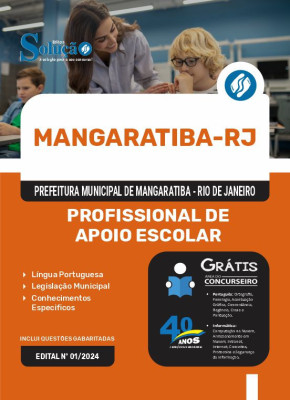 Apostila Prefeitura de Mangaratiba - RJ em PDF 2024 - Profissional de Apoio Escolar - Imagem 1