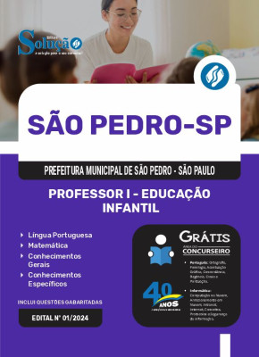 Apostila Prefeitura de São Pedro - SP 2024 - Professor I - Educação Infantil - Imagem 3