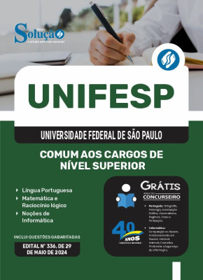 Apostila UNIFESP 2024 - Comum aos Cargos de Nível Superior - Imagem 3