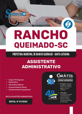 Apostila Prefeitura de Rancho Queimado - SC 2024 - Assistente Administrativo - Imagem 3