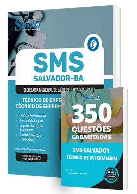 Combo SMS Salvador - Técnico de Enfermagem (SMS) e Técnico de Enfermagem - PSF (SMS) - Imagem 1