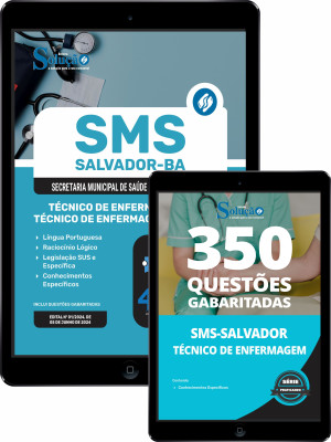 Combo SMS Salvador Técnico de Enfermagem (SMS) e Técnico de Enfermagem - PSF (SMS)