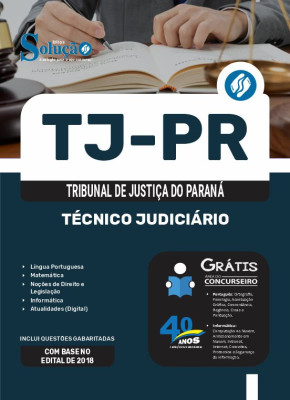 Apostila TJ-PR 2024 - Técnico Judiciário - Imagem 3