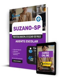 Capa Apostila Prefeitura de Suzano - SP 2024 - Agente Escolar