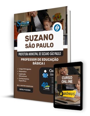 Apostila Prefeitura de Suzano - SP 2024 - Professor de Educação Básica I