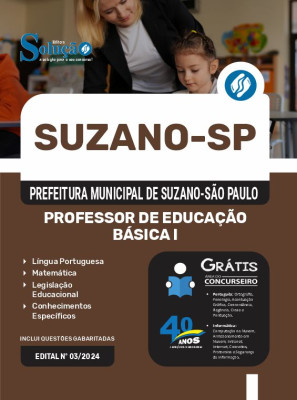 Apostila Prefeitura de Suzano - SP 2024 - Professor de Educação Básica I - Imagem 3