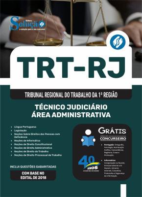 Apostila TRT-RJ 2024 - Técnico Judiciário - Área Administrativa - Imagem 3