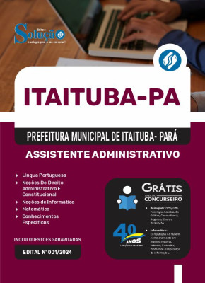 Apostila Prefeitura de Itaituba - PA 2024 - Assistente Administrativo - Imagem 3