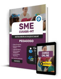 Capa Apostila SME Cuiabá - MT 2024 - Pedagogo