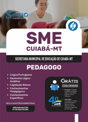 Apostila SME Cuiabá - MT 2024 - Pedagogo - Imagem 3