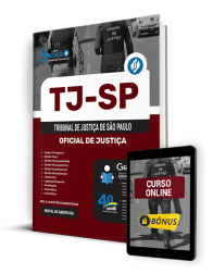 Capa Apostila TJ-SP 2024 - Oficial de Justiça