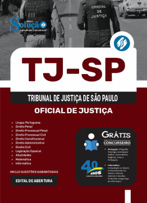 Apostila TJ-SP 2024 - Oficial de Justiça - Imagem 3