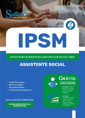 Apostila IPSM-RO 2024 - Assistente Social - Imagem 3