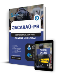 Capa Apostila Prefeitura de Jacaraú - PB 2024 - Guarda Municipal