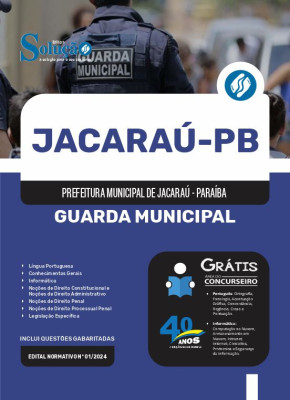 Apostila Prefeitura de Jacaraú - PB 2024 - Guarda Municipal - Imagem 3