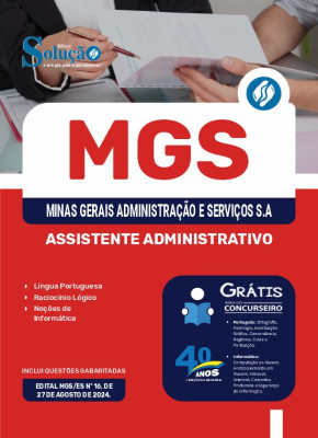 Apostila MGS 2024 - Assistente Administrativo - Imagem 3