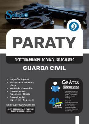 Apostila Prefeitura de Paraty - RJ 2024 - Guarda Civil - Imagem 3