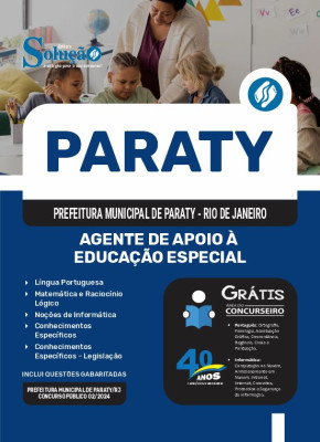 Apostila Prefeitura de Paraty - RJ 2024 - Agente de Apoio à Educação Especial - Imagem 3