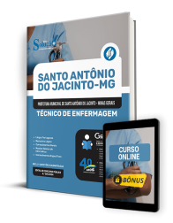 Capa Apostila Prefeitura de Santo Antônio do Jacinto - MG 2024 - Técnico de Enfermagem