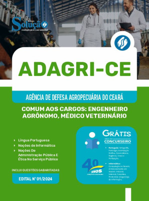 Apostila ADAGRI-CE 2024 - Comum aos Cargos: Engenheiro Agrônomo e Médico Veterinário - Imagem 3