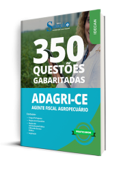 Capa Caderno de Questões ADAGRI-CE - Agente Fiscal Agropecuário - 350 Questões Gabaritadas