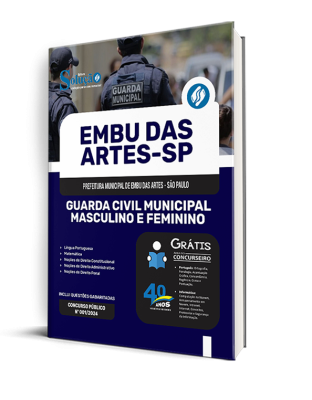 Apostila Prefeitura de Embu das Artes - SP  - Guarda Civil Municipal Masculino e Feminino - Imagem 1